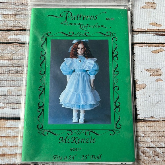 Connie LeeFinchum Other - McKenzie 24-24” Doll Uncut Sewing Pattern, Connie LeeFinchum